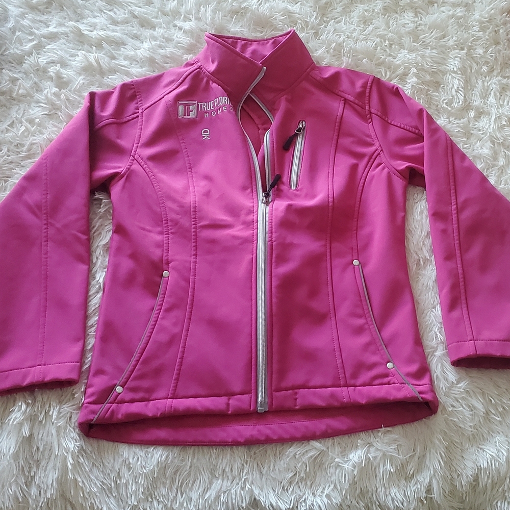 Little Donkey Andy Women's Xtra Small Pink Zip-up Heavy-duty Slim Fit Jacket